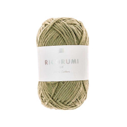 Ricorumi DK cotton yarn - Rico Design - Khaki, 25 g