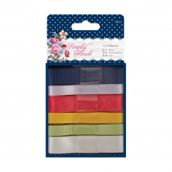 Tasiemki - Papermania - Simply Floral (6 wzorów)