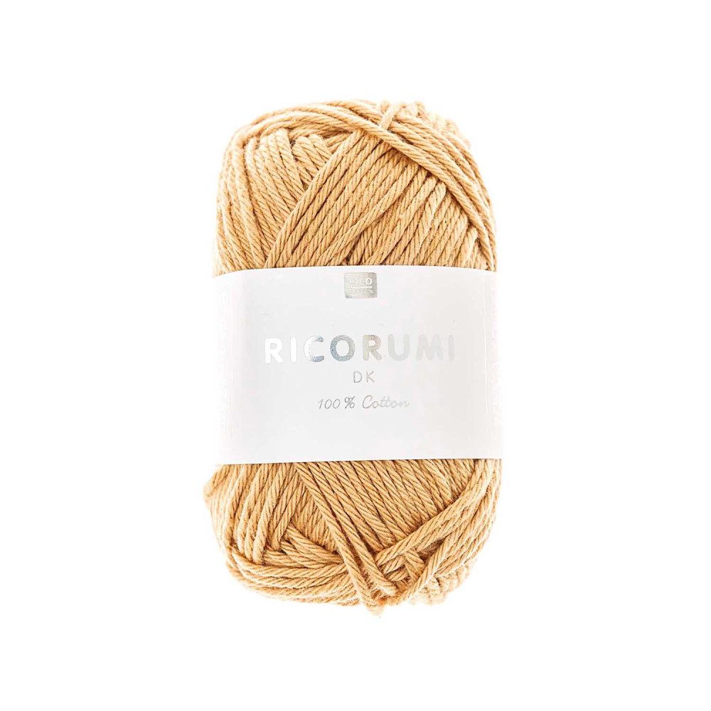 Ricorumi DK cotton yarn - Rico Design - Sand, 25 g