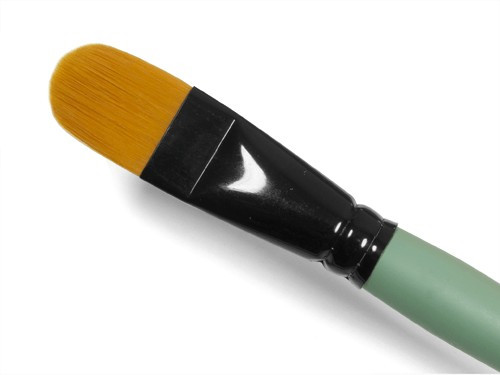 Cat’s tongue, synthetic, 1006FR brush - Renesans - short handle, no. 16