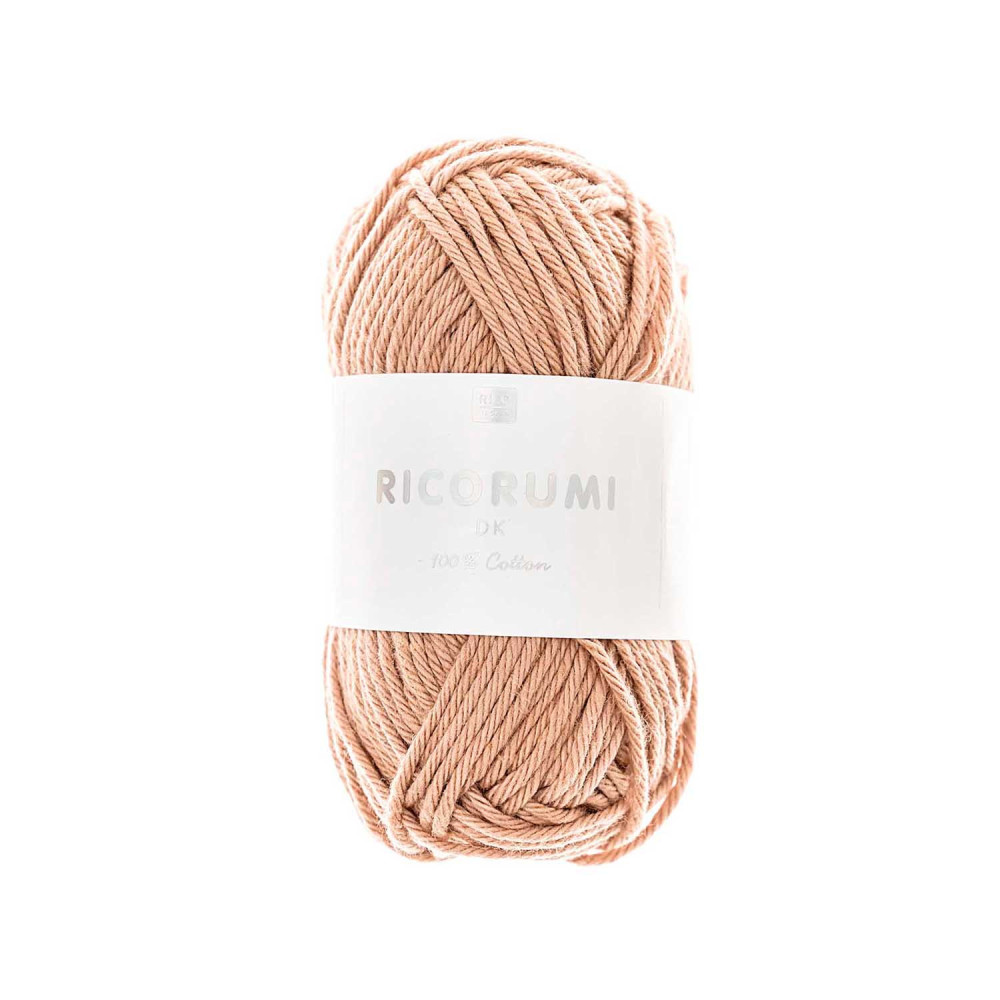 Ricorumi DK cotton yarn - Rico Design - Clay, 25 g