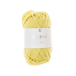 Ricorumi DK cotton yarn - Rico Design - Pastel Yellow, 25 g
