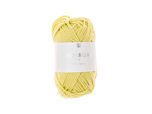 Ricorumi DK cotton yarn - Rico Design - Pastel Yellow, 25 g