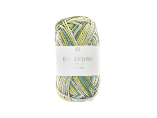 Ricorumi Print DK cotton yarn - Rico Design - Green, 25 g
