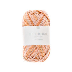 Ricorumi Print DK cotton yarn - Rico Design - Salmon, 25 g