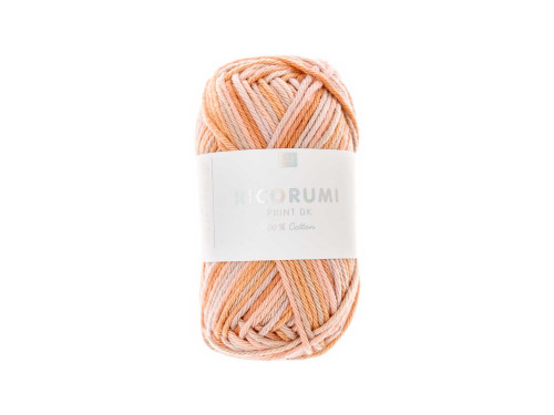 Włóczka bawełniana Ricorumi Print DK - Rico Design - Salmon, 25 g