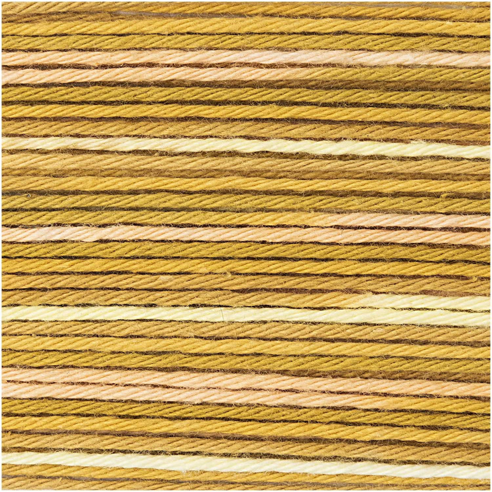 Włóczka bawełniana Ricorumi Print DK - Rico Design - Mustard, 25 g
