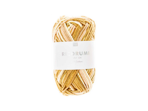 Włóczka bawełniana Ricorumi Print DK - Rico Design - Mustard, 25 g