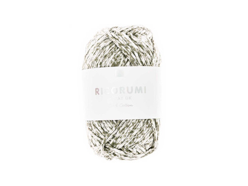 Ricorumi Spray DK cotton yarn - Rico Design - Oliv, 25 g