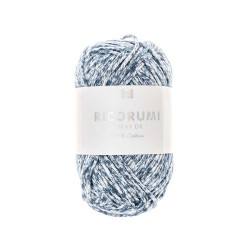 Ricorumi Spray DK cotton yarn - Rico Design - Blue, 25 g