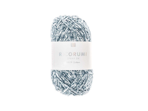 Ricorumi Spray DK cotton yarn - Rico Design - Teal, 25 g