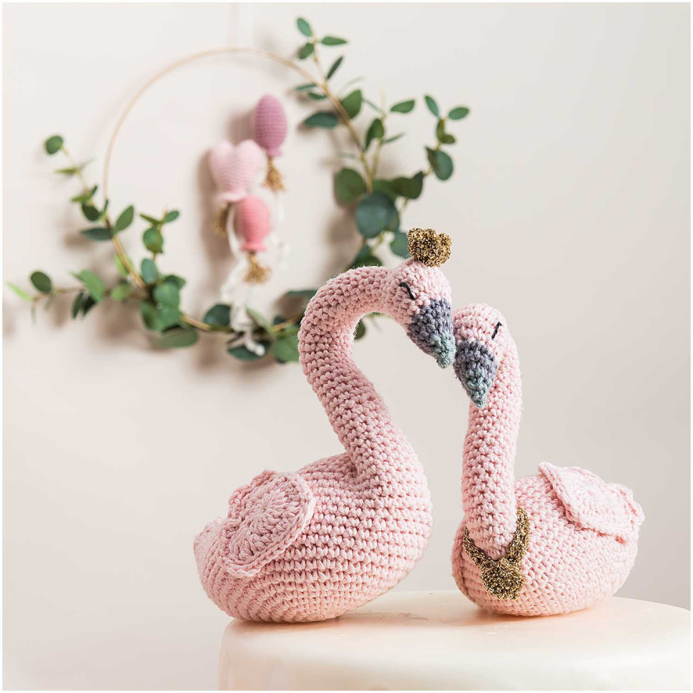 Ricorumi Spray DK cotton yarn - Rico Design - Pink, 25 g
