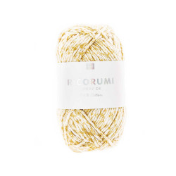 Ricorumi Spray DK cotton yarn - Rico Design - Yellow, 25 g