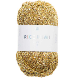 Włóczka Ricorumi Lame DK - Rico Design - Gold, 10 g