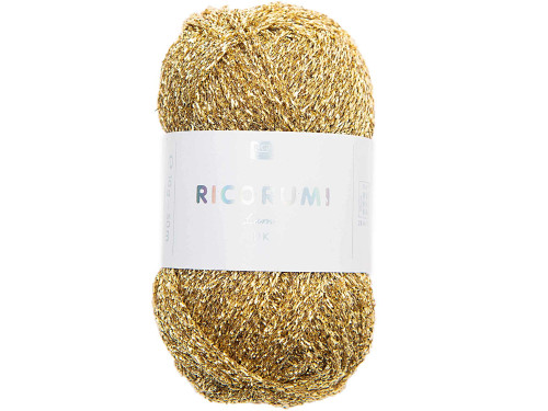 Włóczka Ricorumi Lame DK - Rico Design - Gold, 10 g