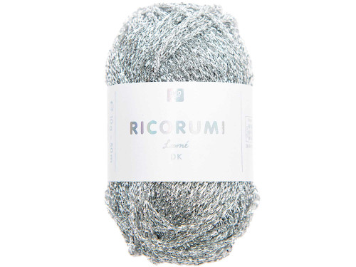 Włóczka Ricorumi Lame DK - Rico Design - Silver, 10 g