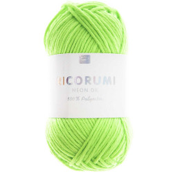 Ricorumi Neon DK acrylic yarn - Rico Design - Green, 25 g