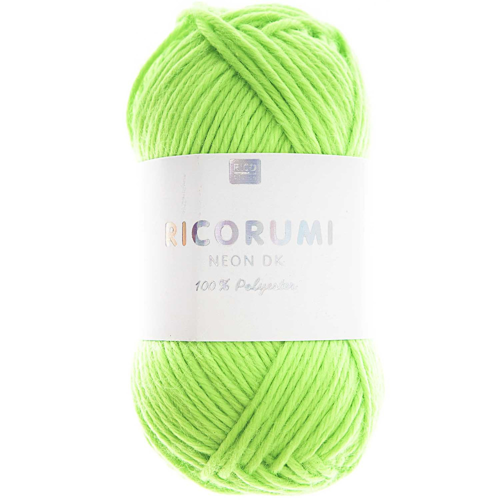 Ricorumi Neon DK acrylic yarn - Rico Design - Green, 25 g