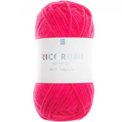 Włóczka akrylowa Ricorumi Neon DK - Rico Design - Fuchsia, 25 g