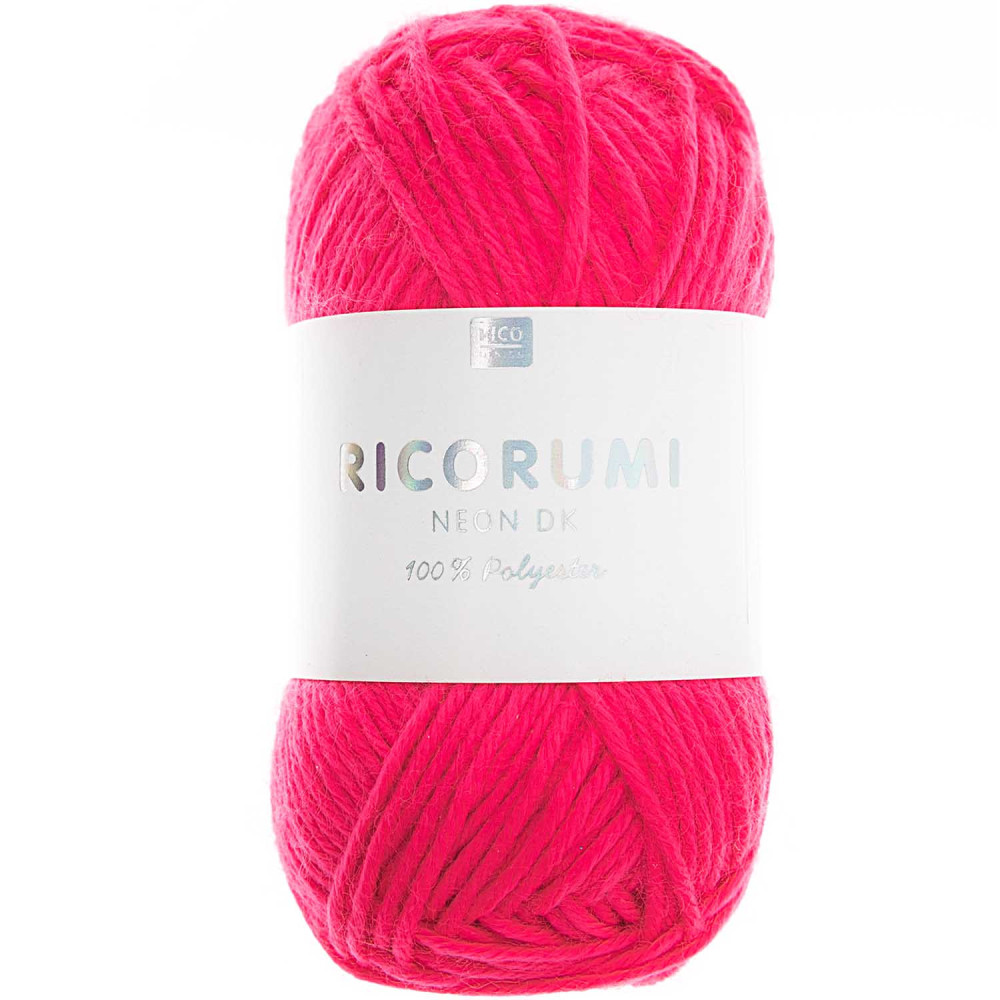 Włóczka akrylowa Ricorumi Neon DK - Rico Design - Fuchsia, 25 g