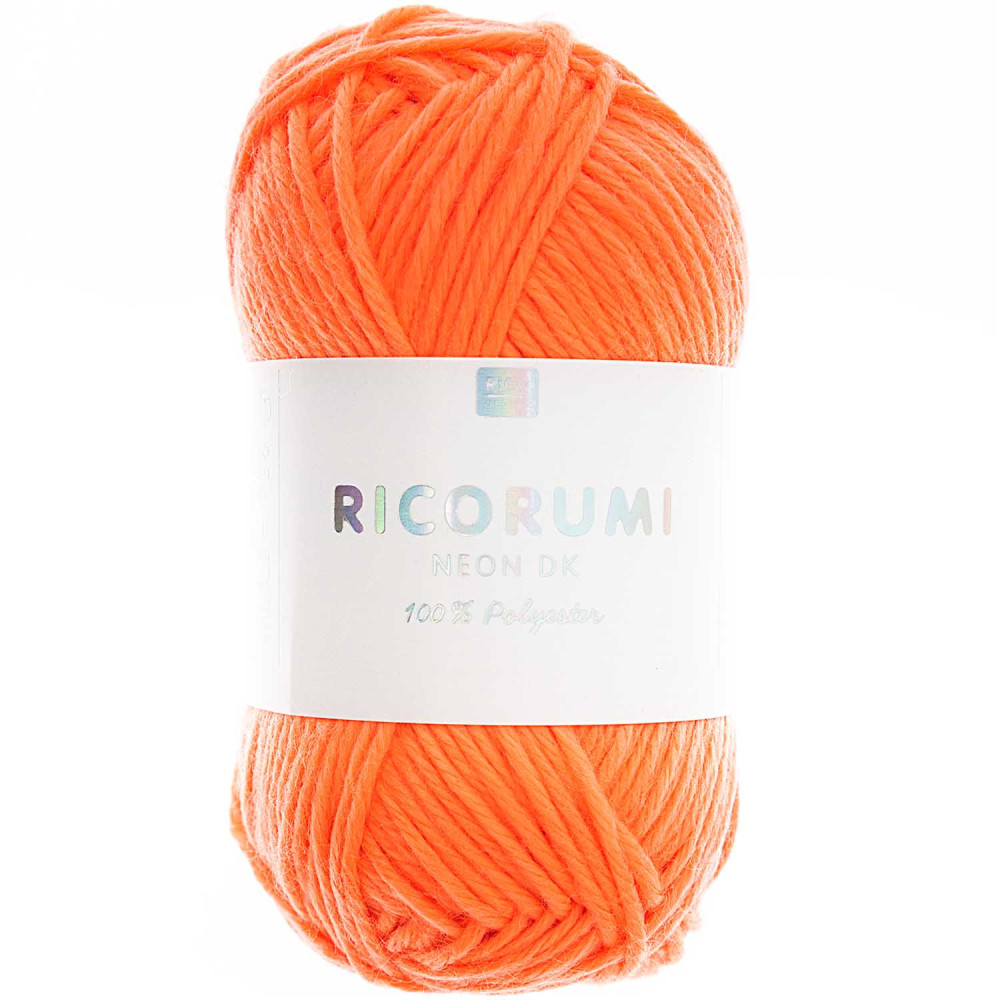 Włóczka akrylowa Ricorumi Neon DK - Rico Design - Orange, 25 g