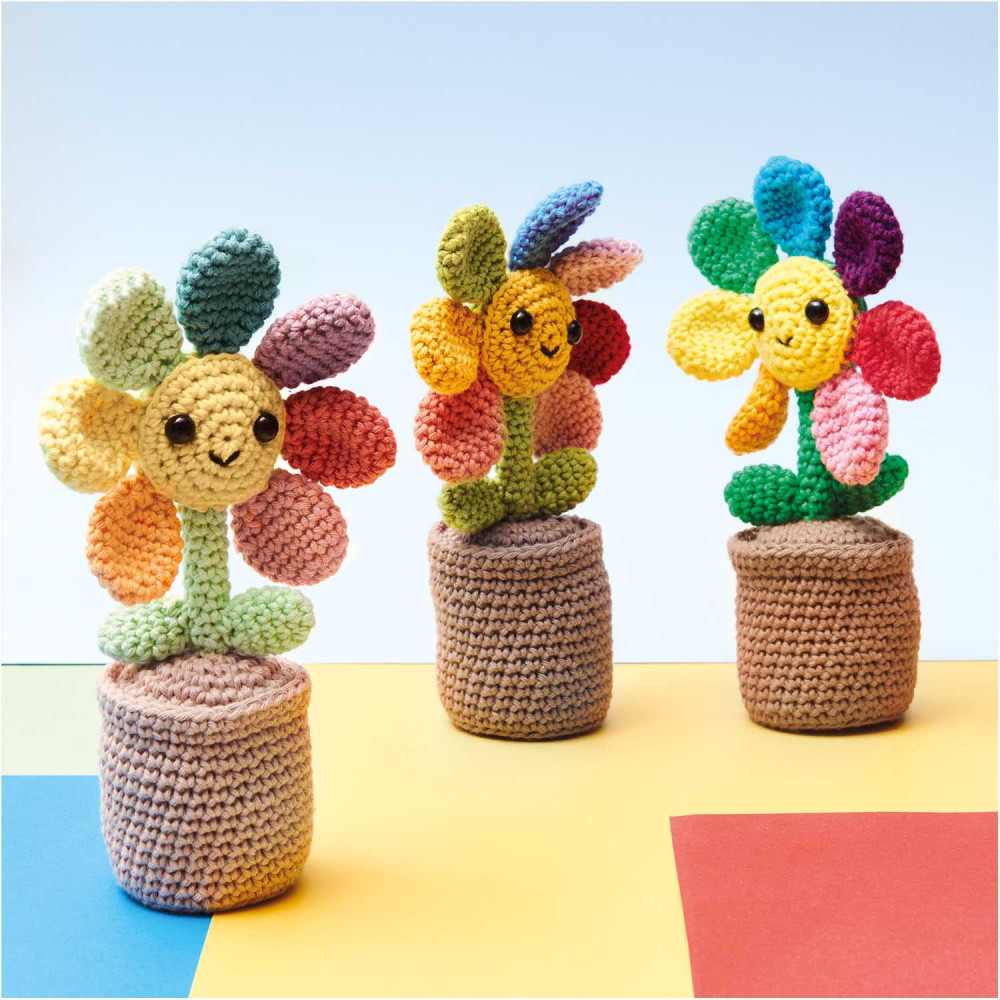 Set of Ricorumi DK cotton yarn - Rico Design - Pastel, 20 pcs