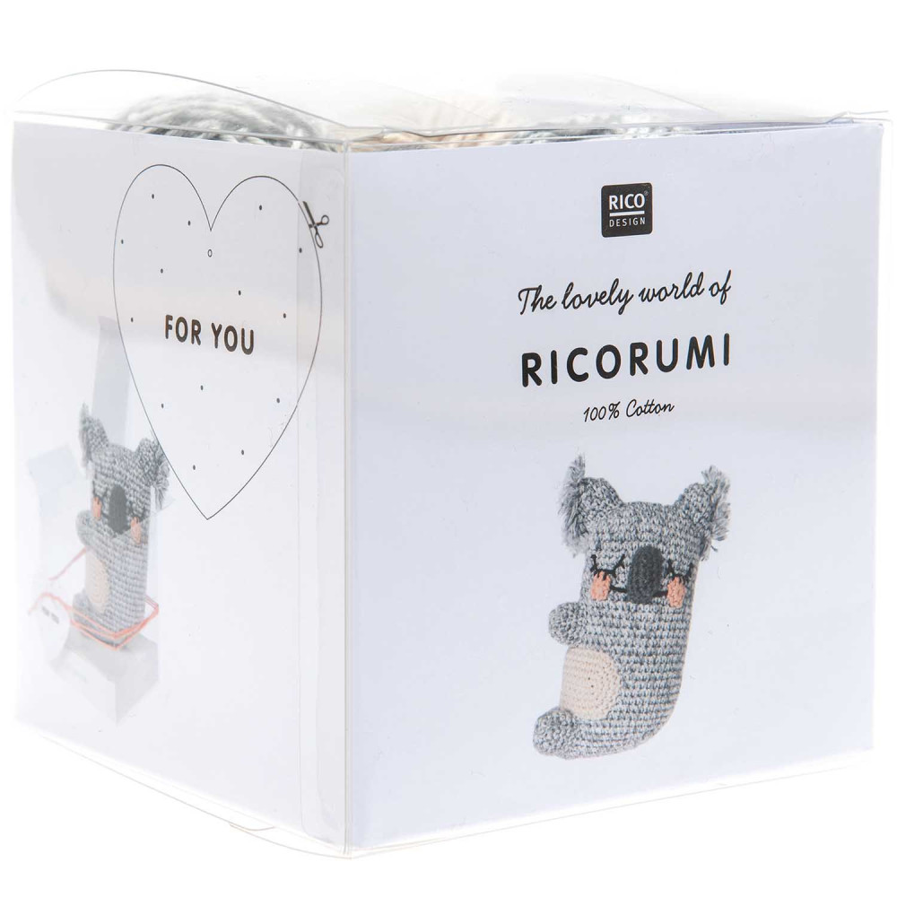 Zestaw do szydełkowania Ricorumi - Rico Design - Koala, 9 szt.