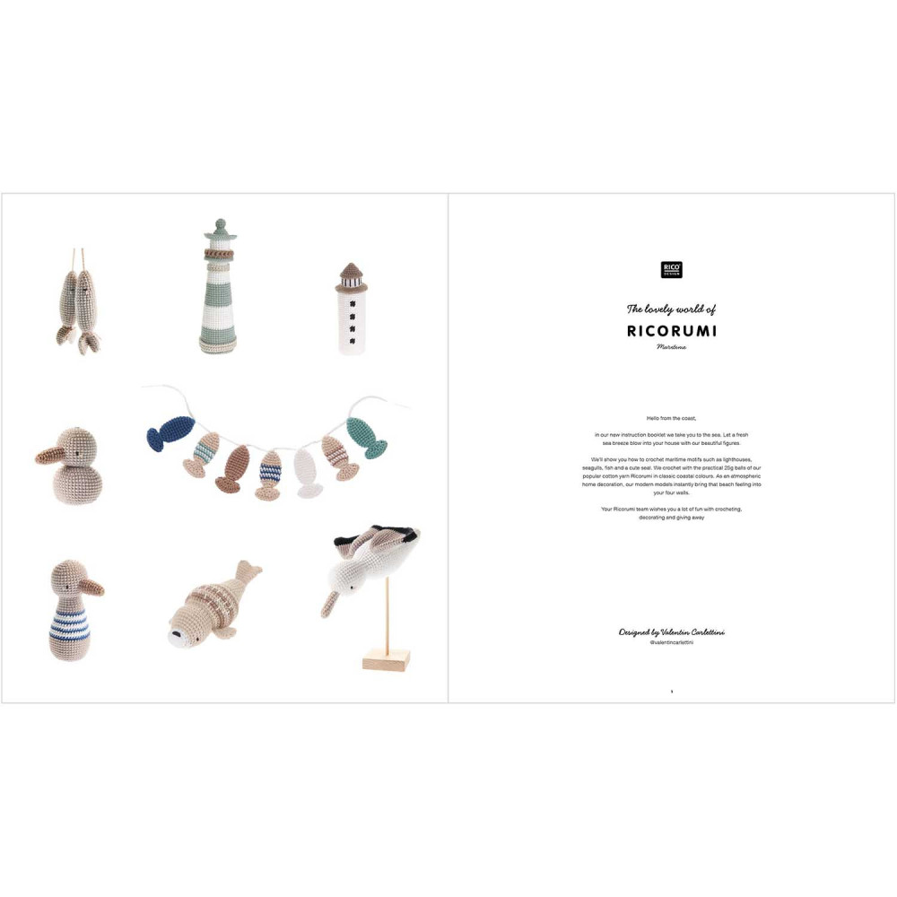 Booklet, instructions Ricorumi - Rico Design - Maritime