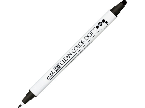 Double-sided Zig Clean Color Dot - Kuretake - Black