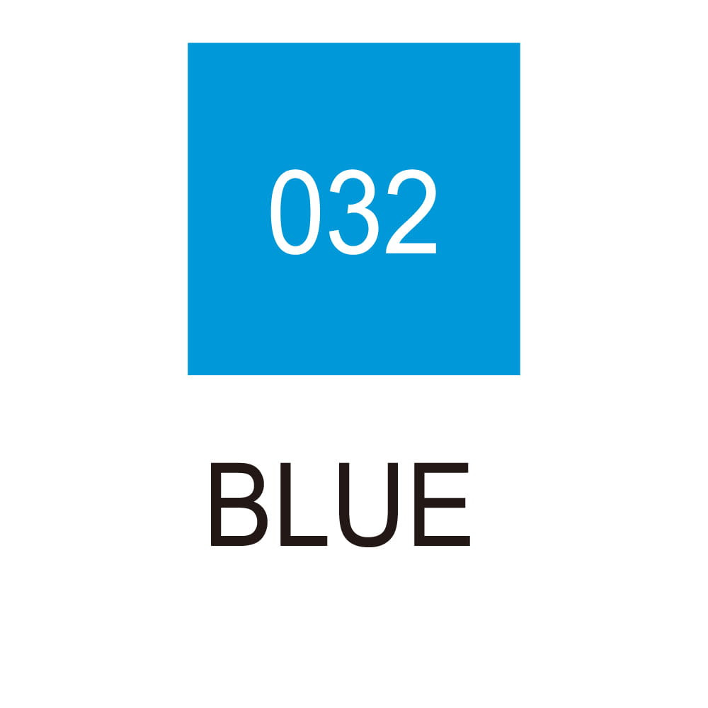 Pisak dwustronny Zig Clean Color Dot - Kuretake - Blue
