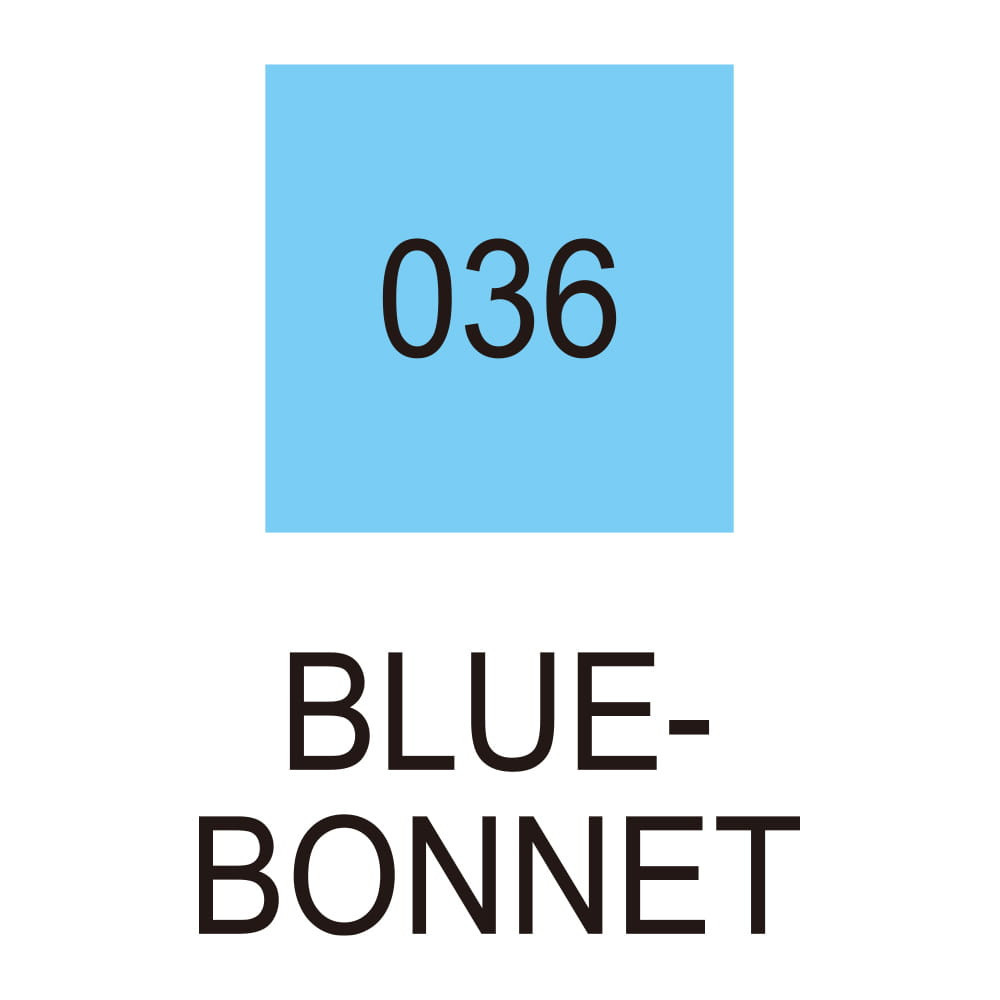 Double-sided Zig Clean Color Dot - Kuretake - Blue Bonnet