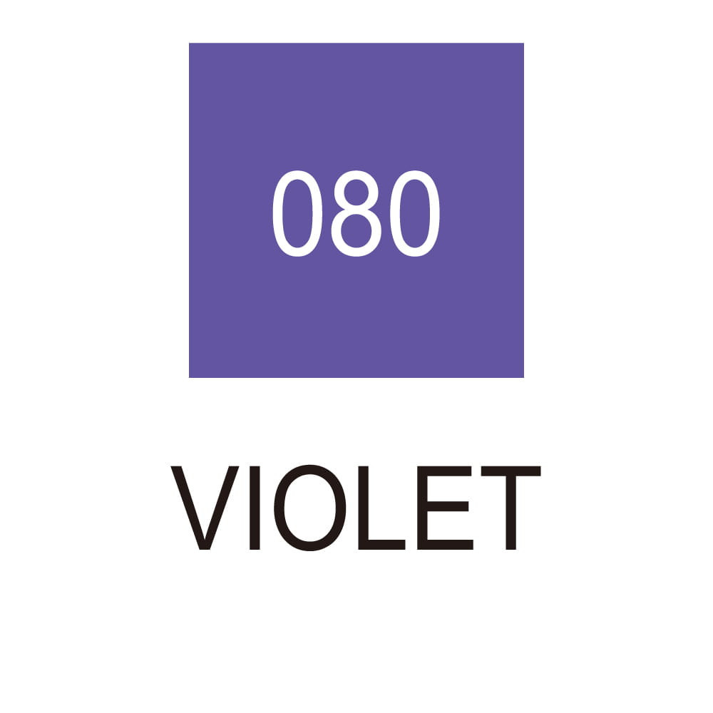 Pisak dwustronny Zig Clean Color Dot - Kuretake - Violet