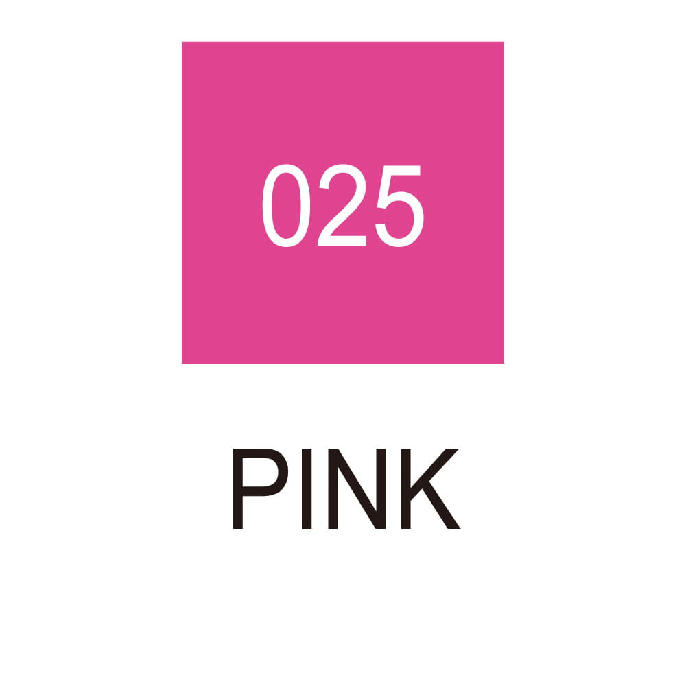 Pisak dwustronny Zig Clean Color Dot - Kuretake - Pink