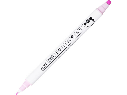 Double-sided Zig Clean Color Dot - Kuretake - Candy Pink