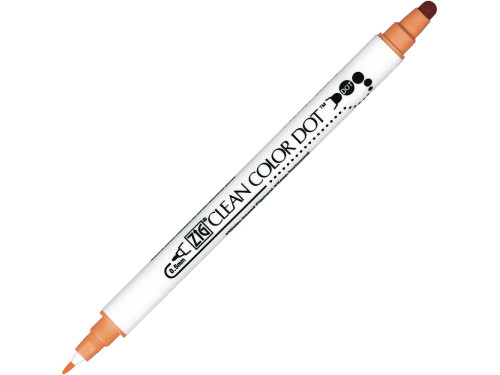 Double-sided Zig Clean Color Dot - Kuretake - Fawn