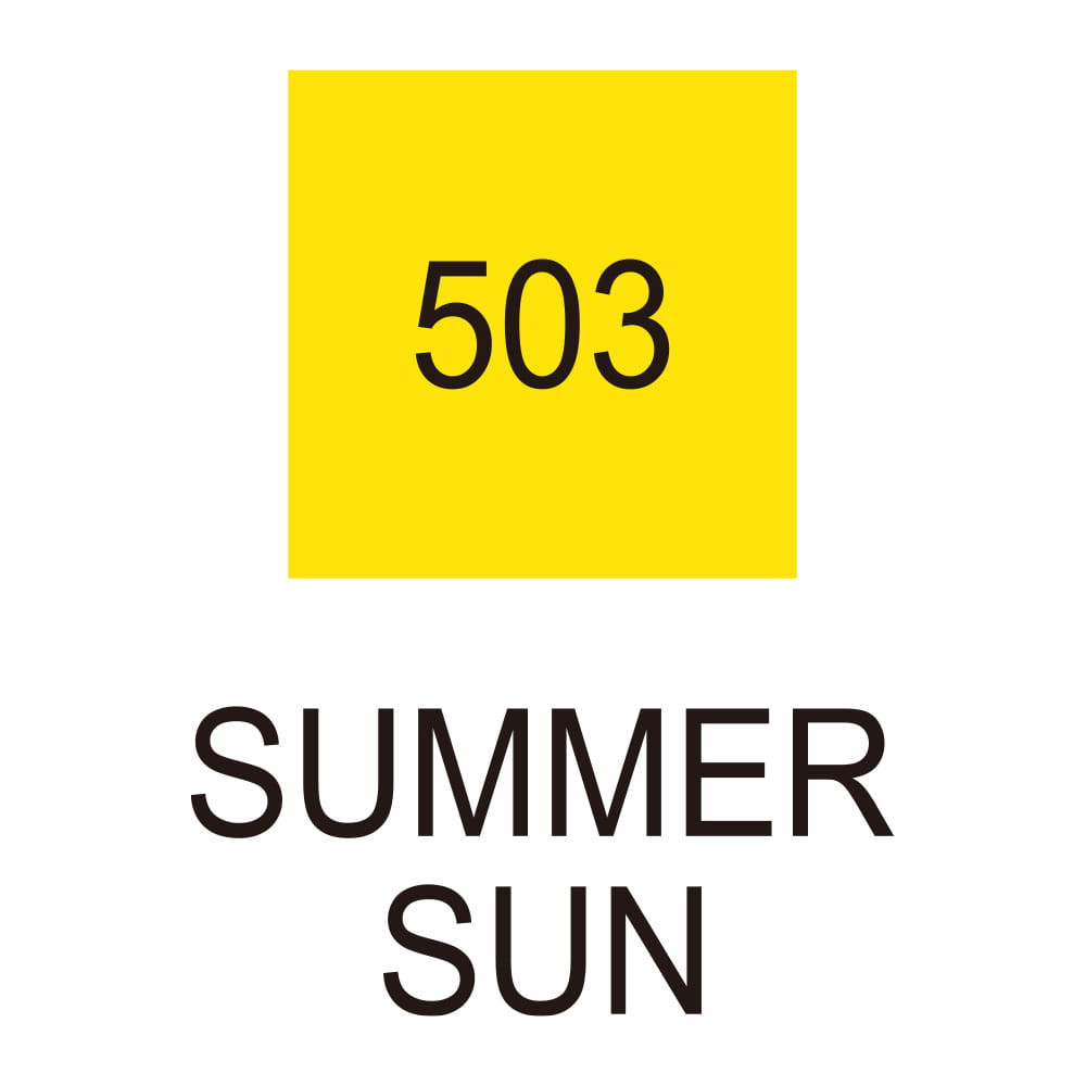 Pisak dwustronny Zig Clean Color Dot - Kuretake - Summer Sun