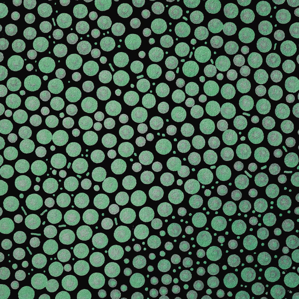 Pisak dwustronny Zig Clean Color Dot Metallic - Kuretake - Green