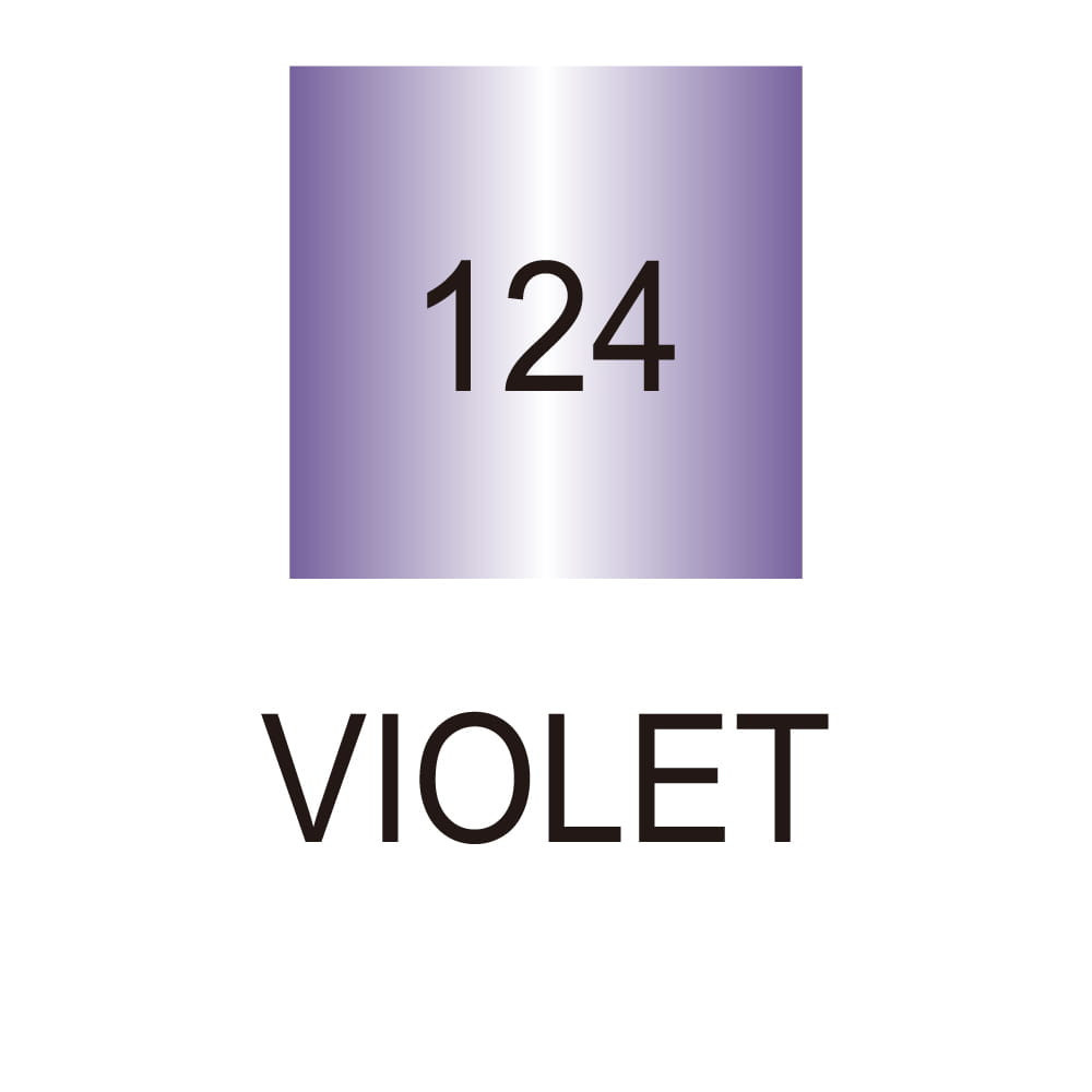 Pisak dwustronny Zig Clean Color Dot Metallic - Kuretake - Violet