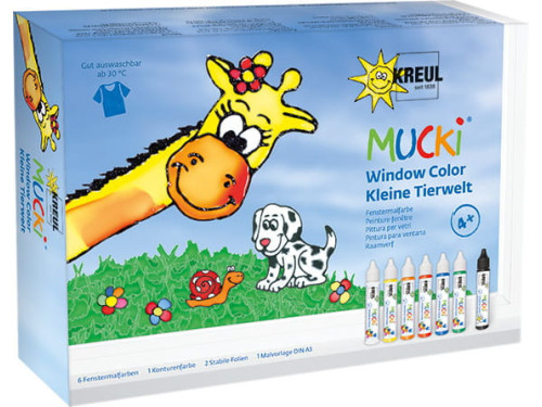 Set of Mucki Window Color - Kreul - 7 colors