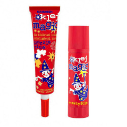 Magic craft glue in tube and stick - Kamaben - 20 g and 45 g, 2 pcs