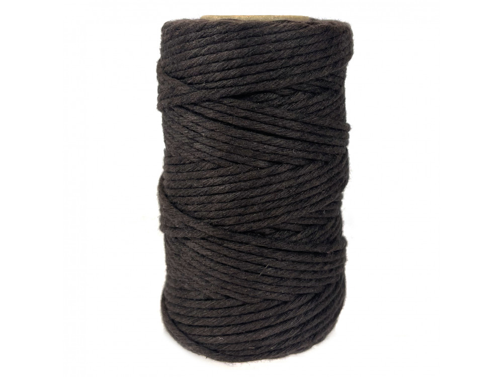 Cotton cord for macrames - brown, 2 mm, 100 g, 70 m
