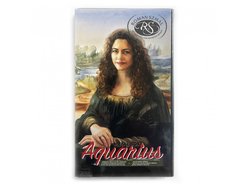 Zestaw akwareli Aquarius w kostkach, Mona Omrani - Roman Szmal - 28 kolorów