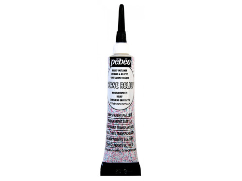 Konturówka Cerne Relief - Pébéo - Transparent Glitter, 20 ml