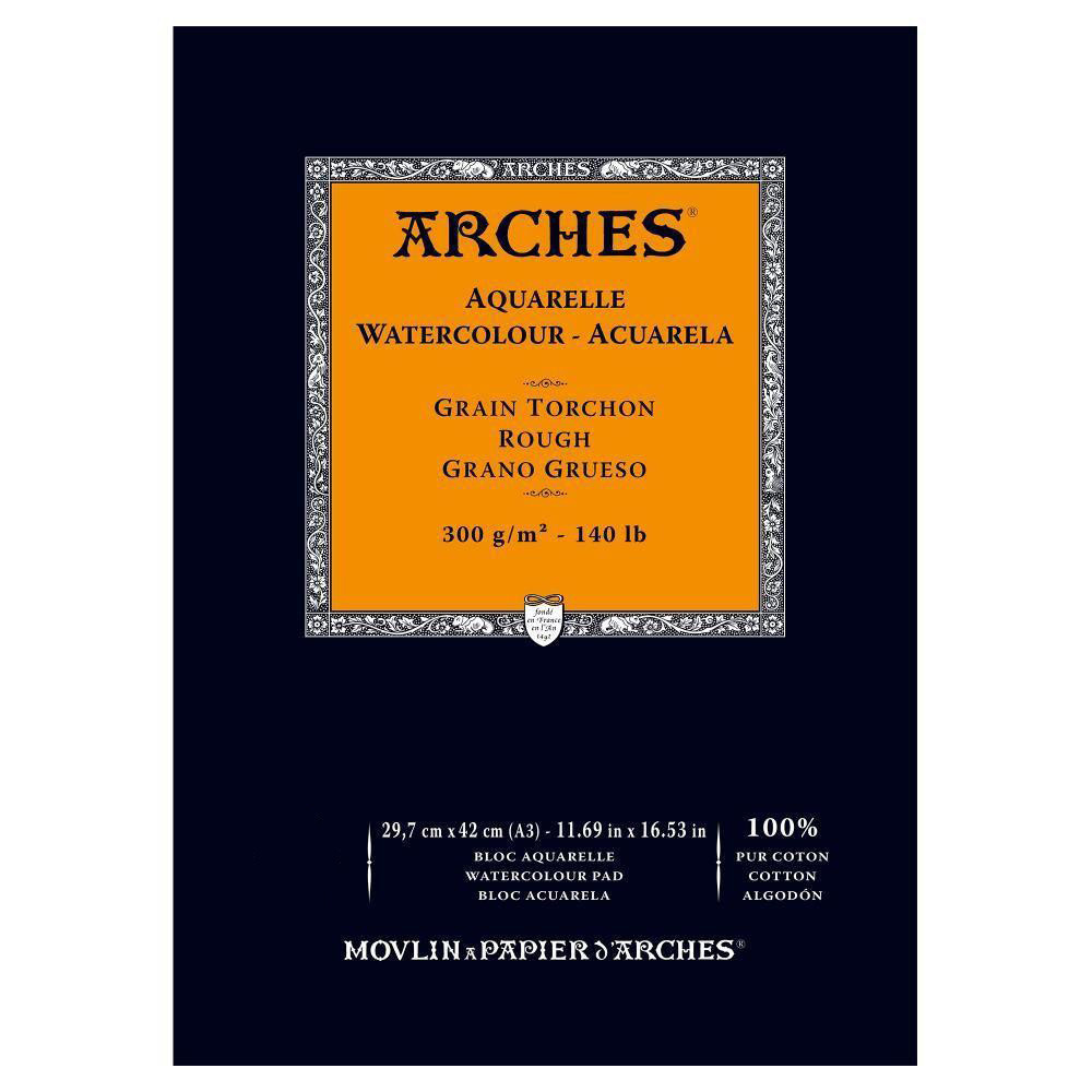 Blok do akwareli - Arches - rough, A3, 300 g, 12 ark.