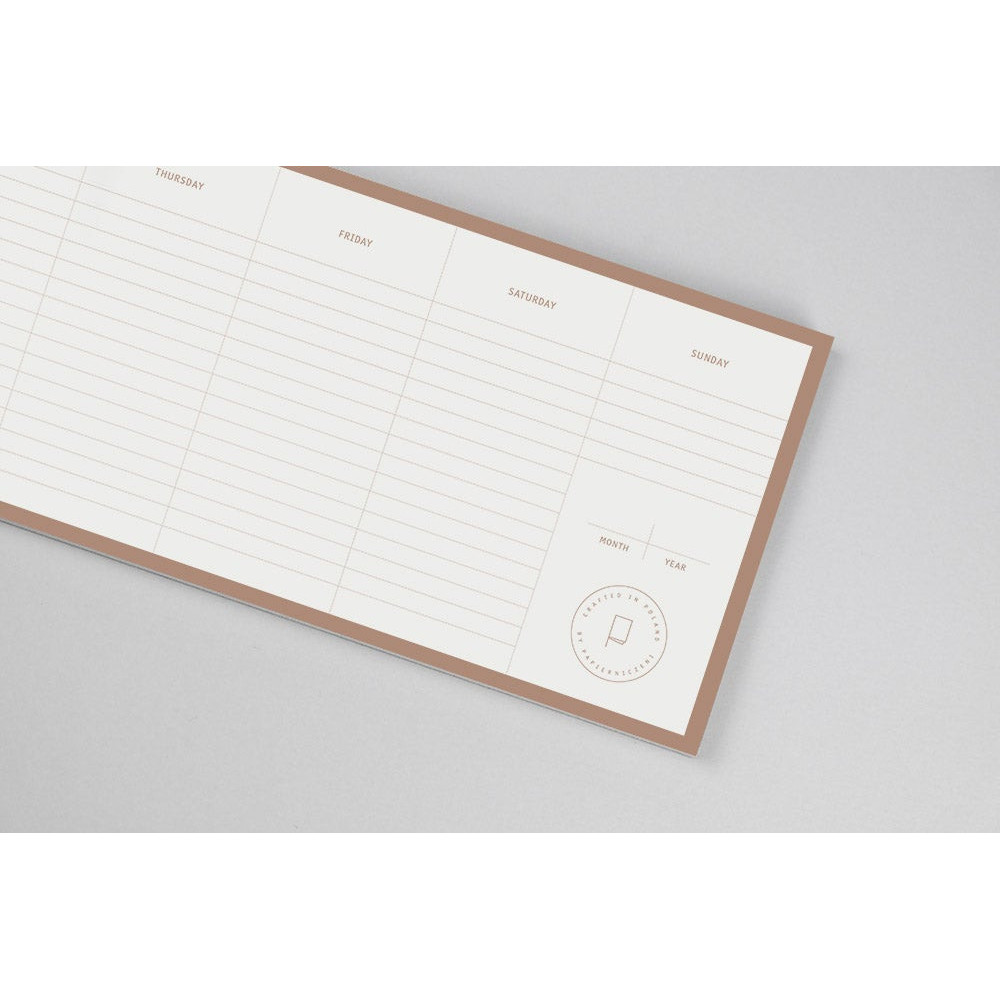 Copper Desk Planner - Papierniczeni