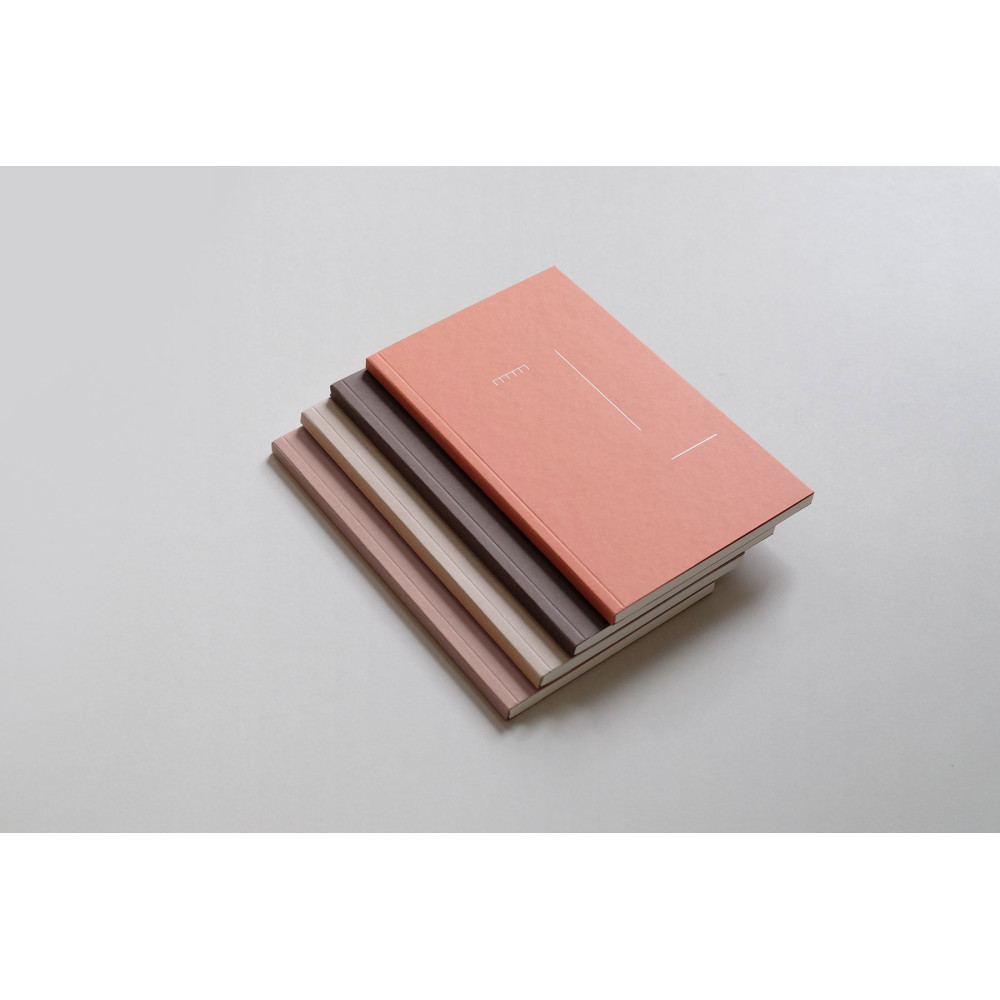 Kleks Notebook - Papierniczeni - plain, terrakota