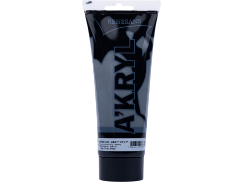 Farba akrylowa A'kryl - Renesans - 72, mineral grey deep, 200 ml