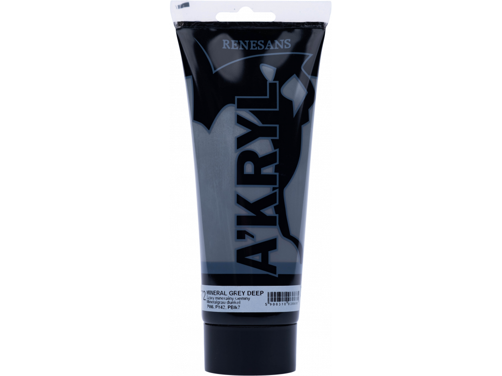 Farba akrylowa A'kryl - Renesans - 72, mineral grey deep, 200 ml