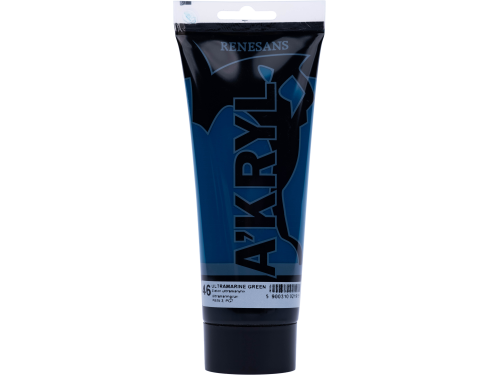 Acrylic A'kryl paint - Renesans - 46, ultramarine green, 200 ml