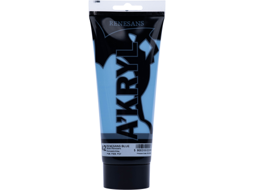 Acrylic A'kryl paint - Renesans - renesans blue, 200 ml
